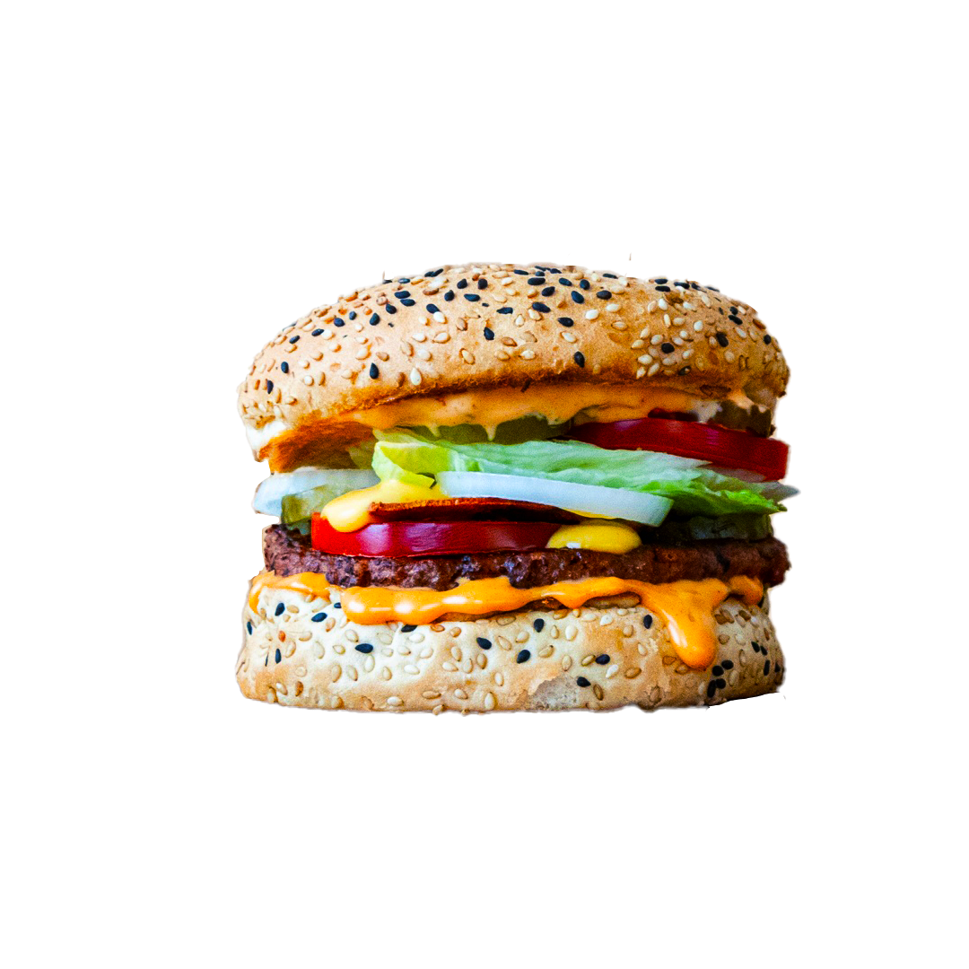 ✓No Meat | ✓Lactose free | ✓Vegan/Vegetarian Kings Churger