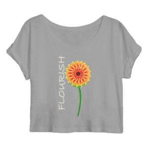 Flourish - Women's crop top